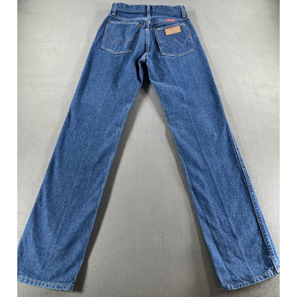 Vintage Wrangler USA Made Jeans Women Jrs. Size 1 x 32 High Rise Straight Leg - Picture 7 of 12